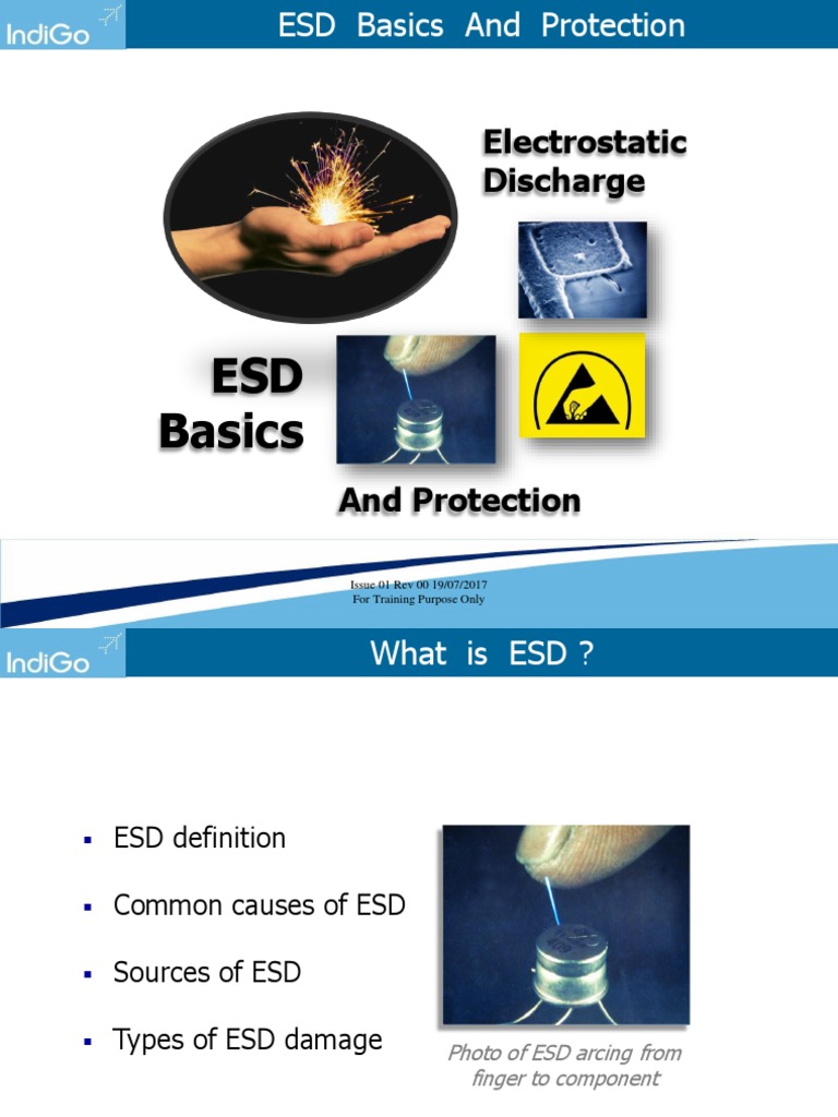 ESD Basics and Protection Guide | PDF | Electrostatic Discharge ...