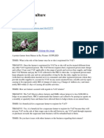 VAT On Agriculture PDF
