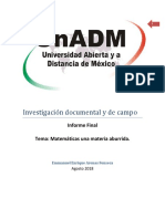 Investigación Documental y de Campo