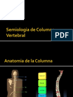 Semiologia Columna Vertebral