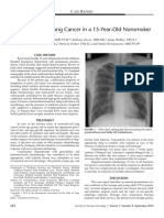 Non Small-Cell Lung Cancer in a 15-Year-Old Nonsmoker