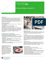 Extrusion and Compounding Research