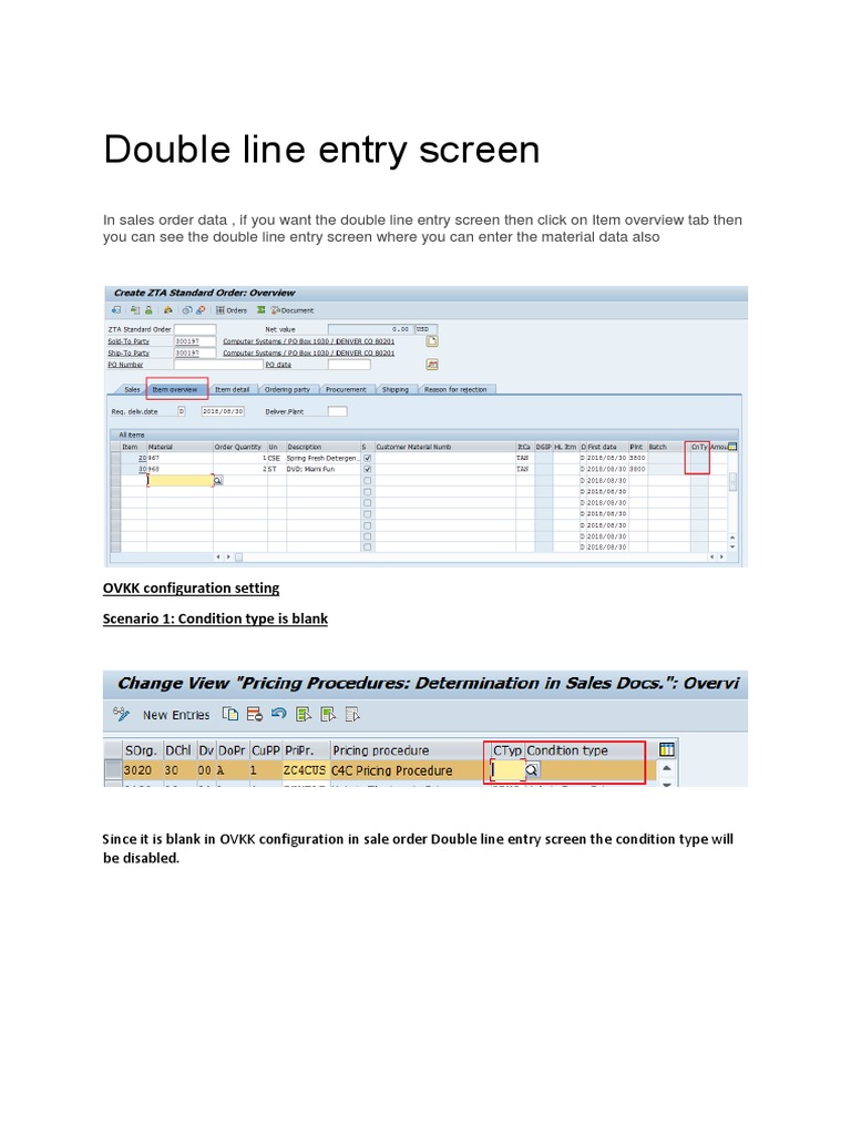 Double Line Entry | PDF | Computers