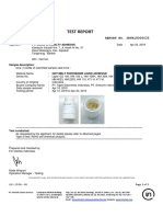 TEST REPORT FOR ROHS COMPLIANCE ANALYSIS