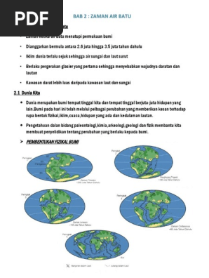 Bab 2 Zaman Air Batu Tingkatan 1 Kssm