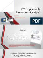 IPM (Impuesto de Promoción Municipal)