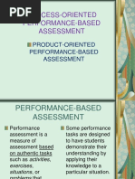 Lesson 5 - Process and Product-Oriented Performance Based Assessment