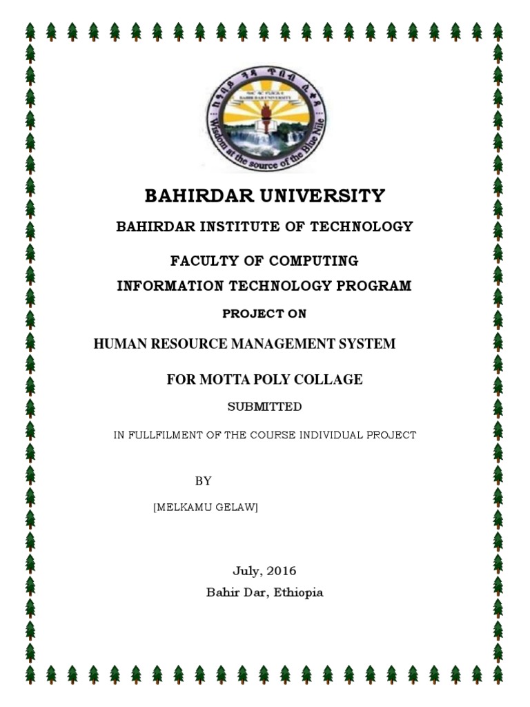 Human Resource Management System Project | PDF | Use Case | Feasibility ...
