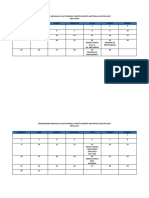 Cronograma Mensual de Actividades Comité Docente Asistencial Gestion 2017