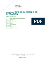 7 COSTOS DE PRODUCCION O DE OPERACION