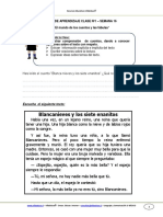 Guia de Aprendizaje Lenguaje 1basico Semana 16 PDF