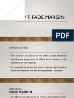 Fade Margin Calculation and Reliability
