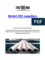 Nickel 201 Suppliers