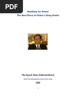 Jiang Jemin Anything For Power - 