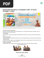 Sims 4 Installation and Update Guide | PDF | Icon (Computing ...
