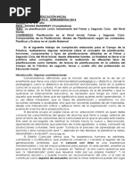 La Planificación Wanderley Inst Belgrano