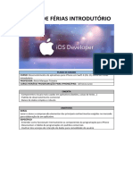 PLANO DE ENSINO Desenvolv. Apps iPhone Swift 4.0 Curso de Férias Introdutório (1)