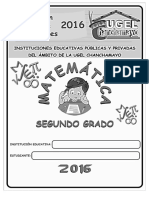 Matemática 2o grado UGEL Chanchamayo 2016