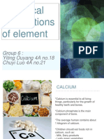 Biological Applications of Elements Group 6