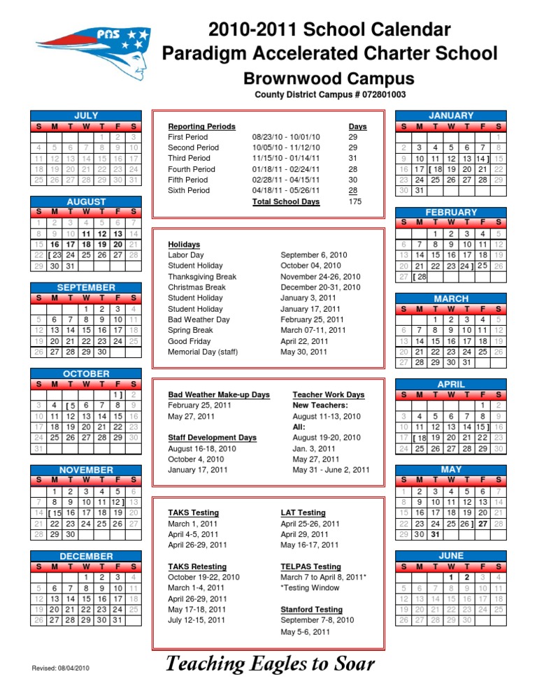 ヘタリア School Calendar 2010-2011 Calendar 2010 – 2011 | Għajnsielem Primary School