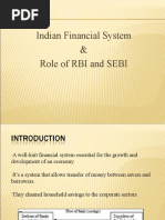 Financial System&amp RBI SEBI FINAL