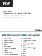 Data Communication in LabVIEW