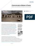 El Gobierno inicia el proceso para exhumar a Franco | España | EL PAÍS