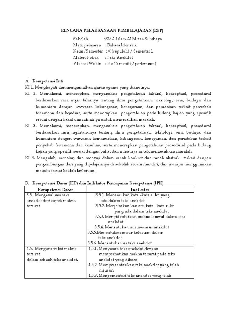 RPP ANEKDOTdocx RPP ANEKDOTdocx