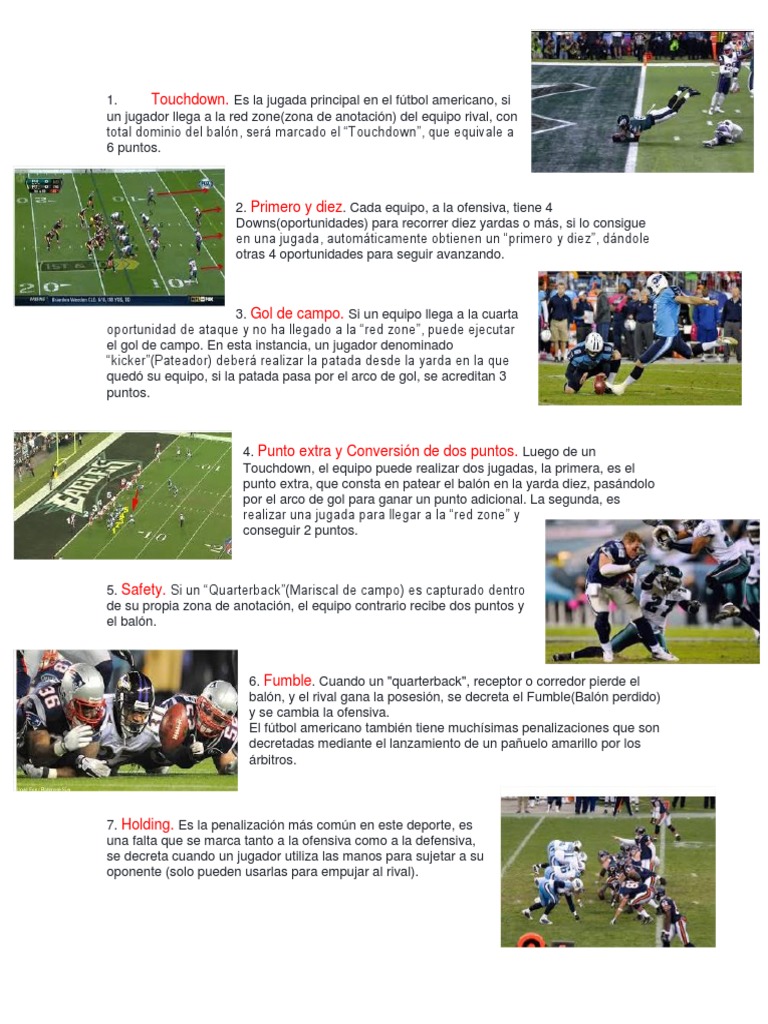 Todas Las Posiciones Del Futbol Americano