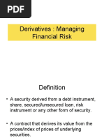 Derivatives Managing Financial Risk