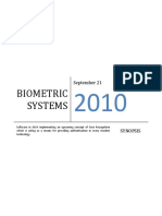 Biometric Verification Project