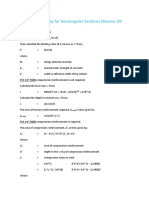 Design For Bending For Rectangular Sections