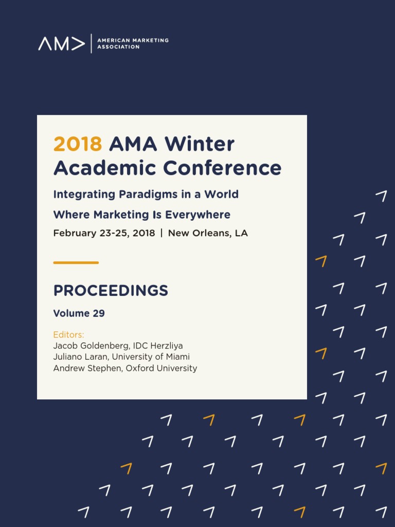 2018 Winter AMA Conference Proceedings | PDF | Brand | Advertising