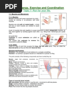 Edexcel IAL A2 Biology: Topic 7 - Run For Your Life