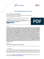 Determinants of Oil Future Prices