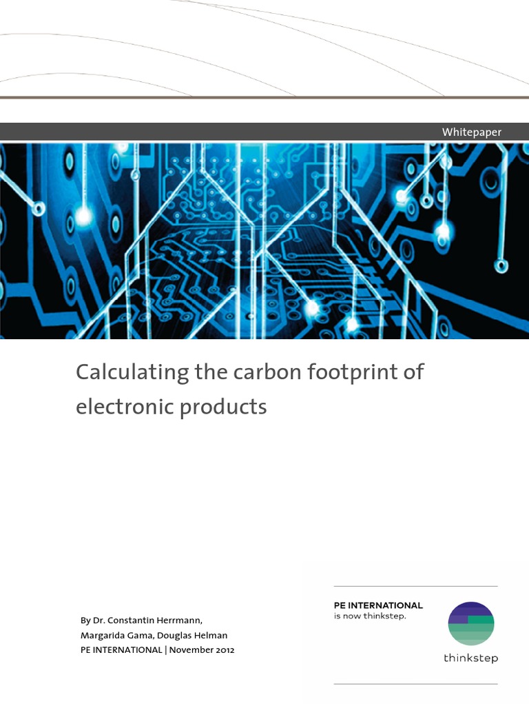 Whitepaper - Calculating The Carbon Footprint of Electronic Products ...