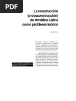 La construccion (o desconstruccion) de América Latina como problema teorico. Jaime Osorio.