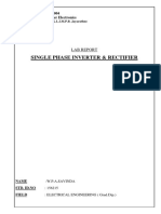 Single Phase Inverter & Rectifier: Lab Report