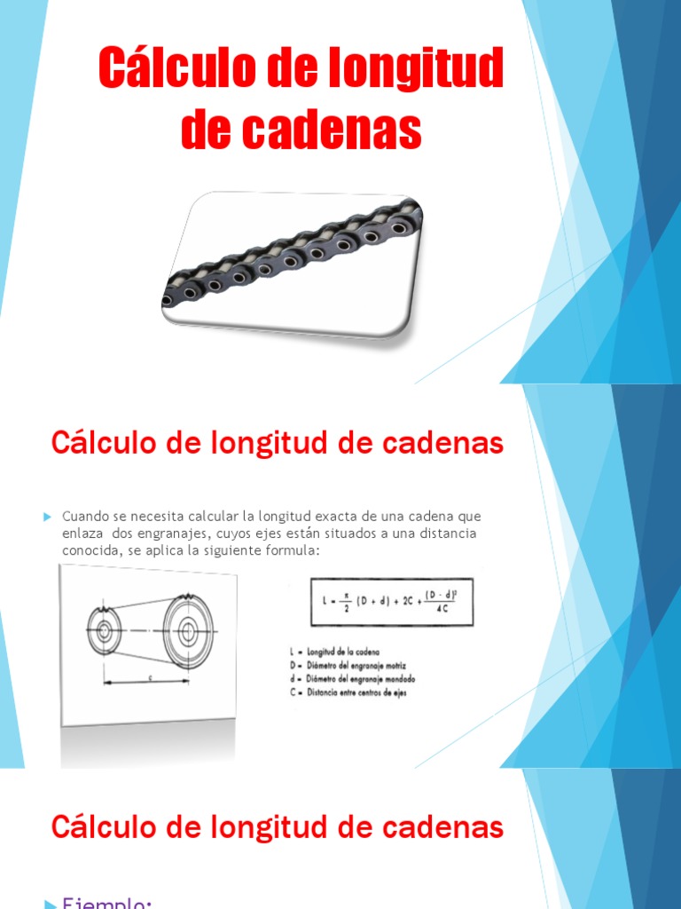 Cálculo de Longitud de Cadenas | PDF