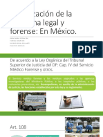 1.3 Organización de La Medicina Legal y Forense