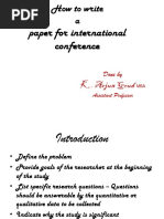 Paper For International Conference: K - Arjun Goud