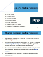 Shared Memory Multiprocessors Architecture