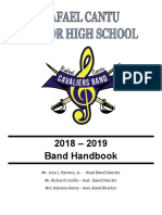 Band Handbook - 1819 - Cantu JH