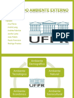 Análise de Ambiente Externo 1