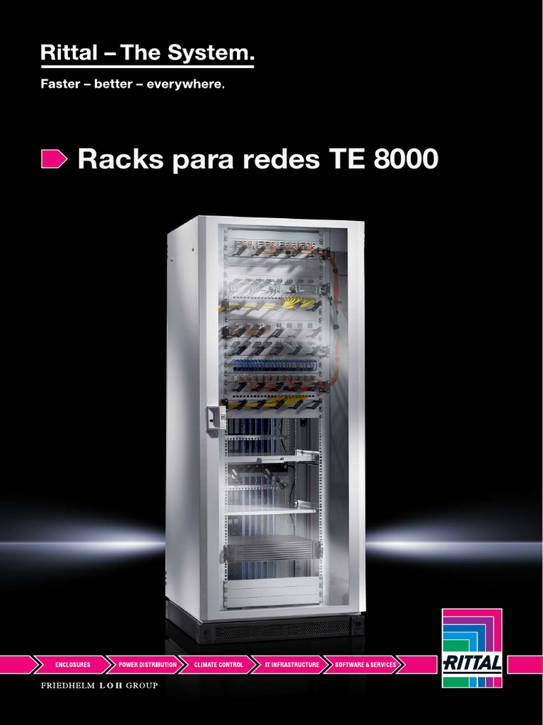 Rittal Racks para Redes TE 8000-5-3852 | PDF | Ingeniería mecánica ...