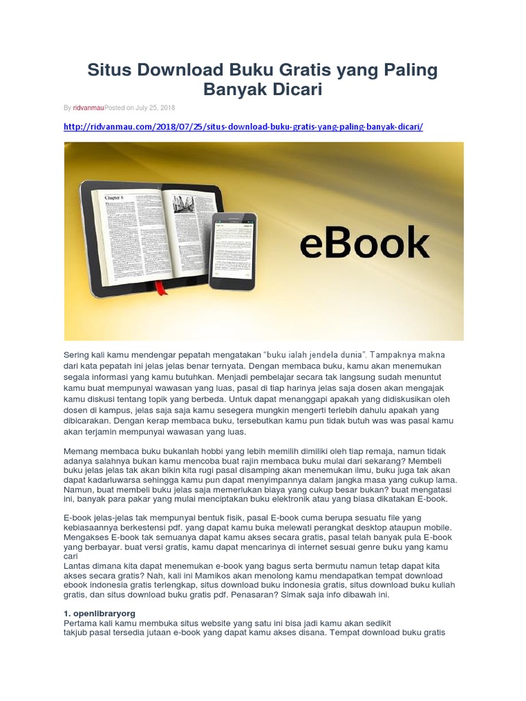 Download Buku Gratis