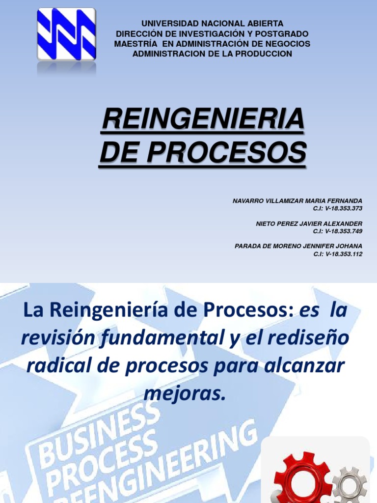 Reingeniería de Procesos: Guía Práctica | PDF | Business | Economias