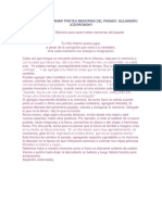 Ejercicio para Sanar Tristes Memorias Del Pasado