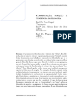 Classificação, Posição e Tendência em Filosofia