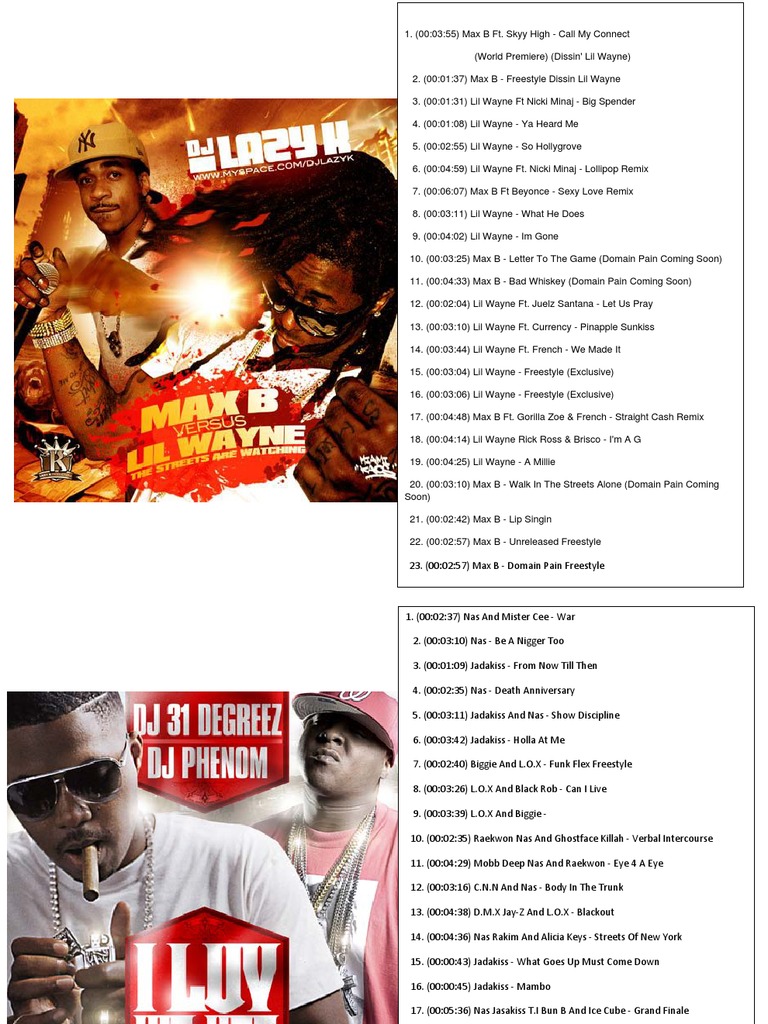 Mixtapecatalog5 5 | PDF | Artists | Hip Hop